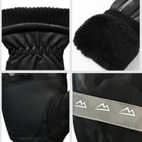 Mănuși de iarnă impermeabile seenlast, unisex, cu funcție touchscreen - Mănuși de schi din poliester, căptușite, rezistente la vânt, pentru drumeții și ciclism 6