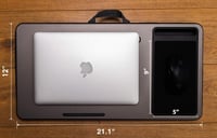 SEFFO Laptop tálca párnával, egér padával és telefontartóval, 15 hüvelykes laptopokhoz 3