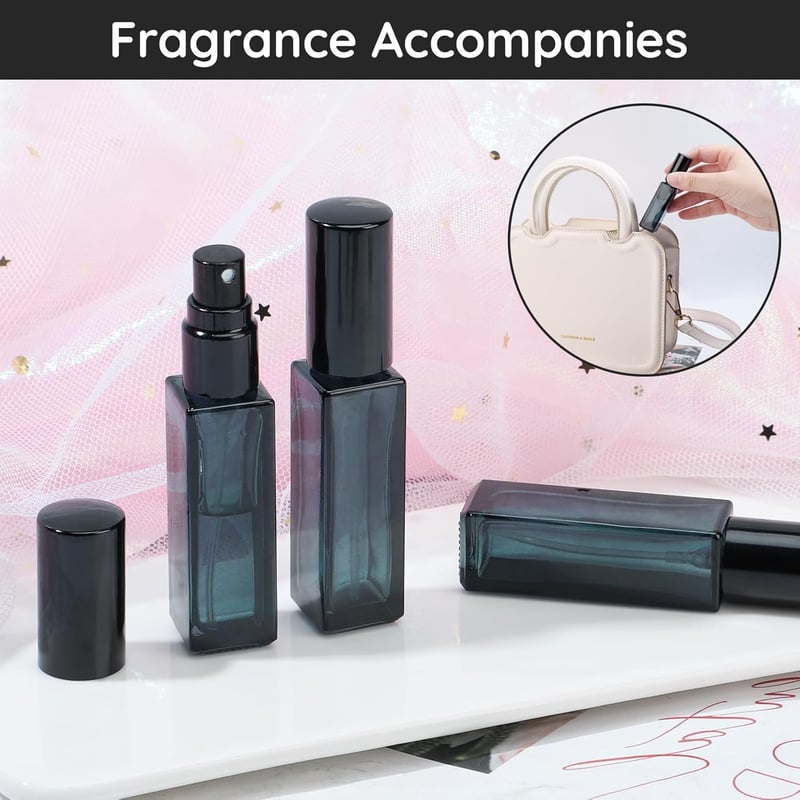 Segbeauty 10ml Utazó Parfüm Spray Üveg 10db Szett Tölthető Atomizáló Flakon