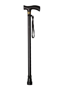 Teleskopski aluminijski štap za hodanje Segorbina de Bastones - crni - 74-95 cm 2