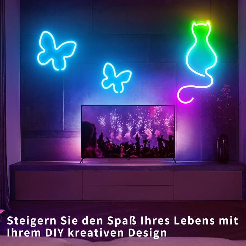 Segrass RGB LED Neon szalag 15m, 24V, vízálló, app vezérlés - 15 m