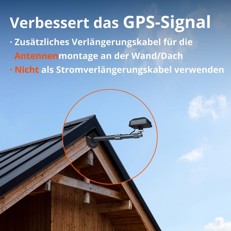 Segway Navimow 10m antennabővítő kábel - i105E, i108E, i205AWD, i208AWD kompatibilis