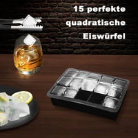 Seifenprofis szilikon jégkocka forma 2 db fedéllel, BPA-mentes, 500 ml, halmozható 6