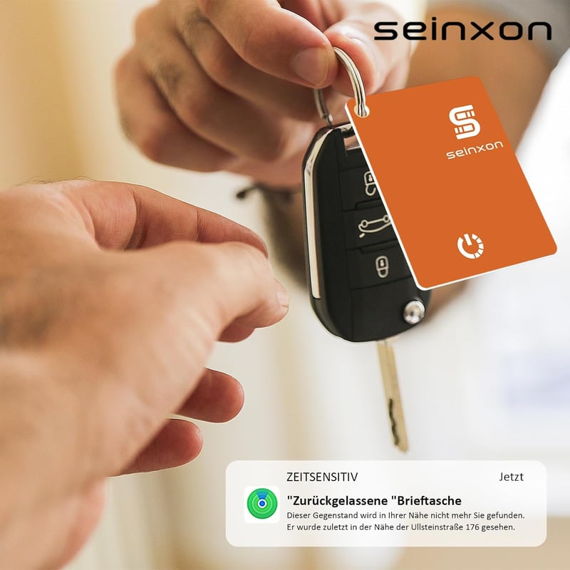 SEINXON RFID védelmes pénztárca nyomkövető Apple Find My kompatibilis