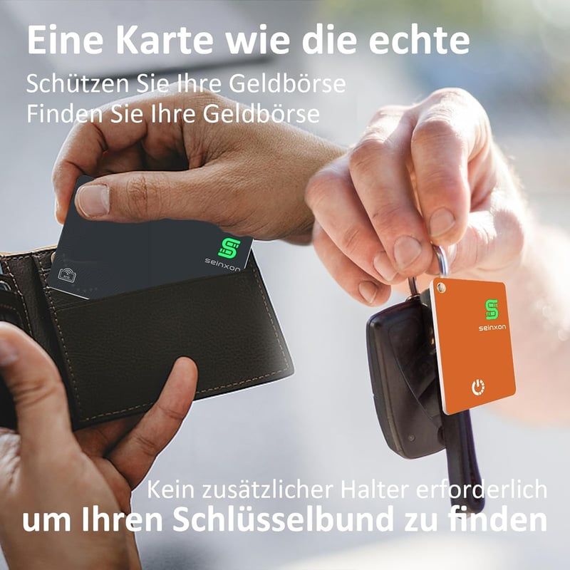 SEINXON RFID védelmes pénztárca nyomkövető Apple Find My kompatibilis