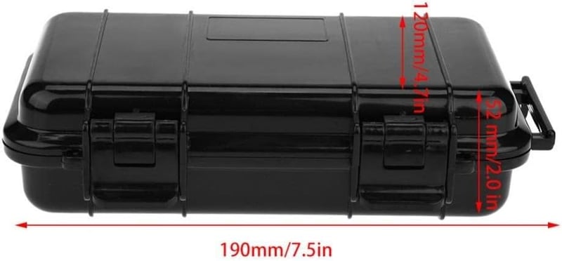 SEIWEI 170mm Vízálló Ütésálló Tárolódoboz Telefon Védőtok Kemény Műanyag