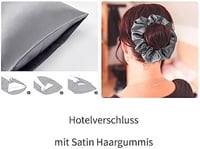 Seiwohl Selyem Párnahuzat 50x70 cm, 2 db, Hajápoló Szatén Pillowcase Szett 5