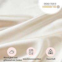 Seiwohl szatén párnahuzat 80x80 2 db, selyem hatású puha huzat hajvédelemmel 2
