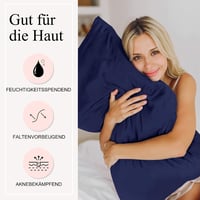 Seiwohl szatén párnahuzat 40x80 2db vegán selyem hajvédelem 4