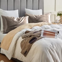 Seiwohl szatén párnahuzat 40x80 cm 2 db taupe selyemhatás hajápolás 6