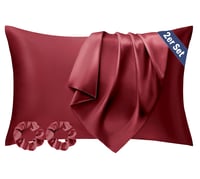 Seiwohl satenska jastučnica - bordo - 40x80 cm, 2 komada 1