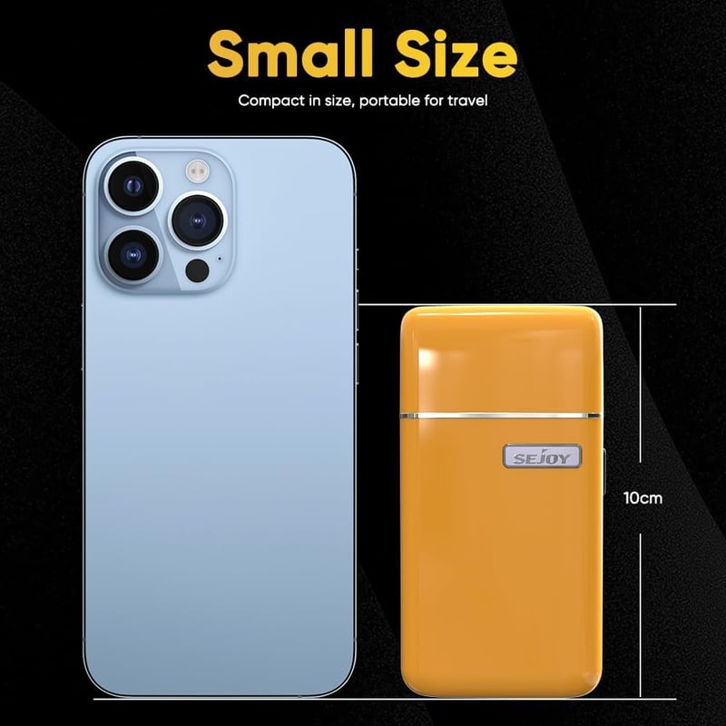 Sejoy Portable elektromos borotva férfiaknak mágneses fejjel, IPX7 vízálló