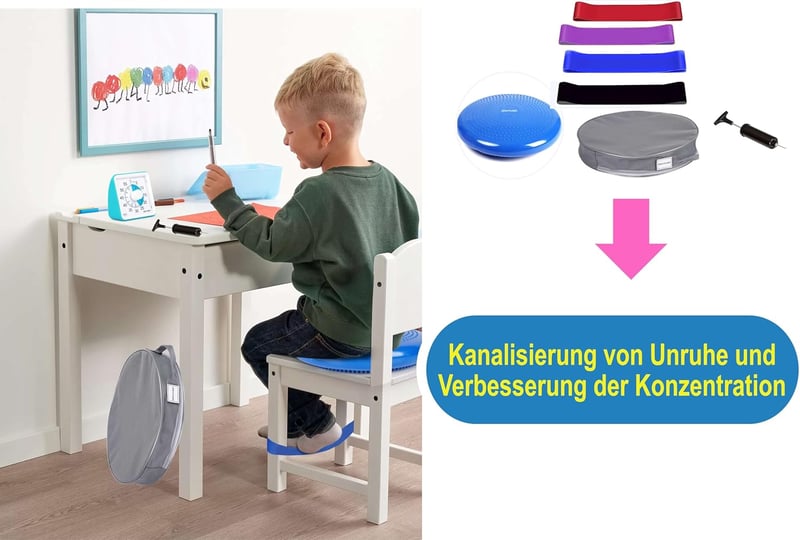 Seka-Planet ADHD párna gyerekeknek gumiszalagokkal - Koncentráció és figyelem fejlesztés