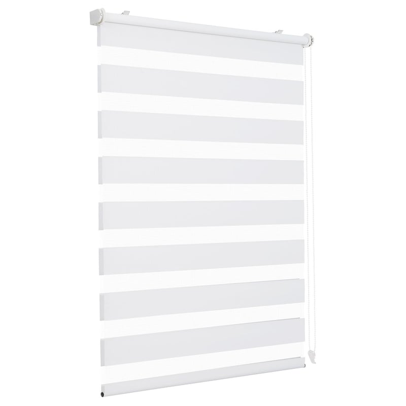 Sekey dvojitá roleta Klemmfix na okno bez vŕtania, 70x120 cm, biela, tieniaca duo roleta