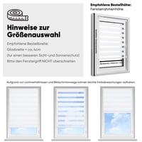 Sekey dvojitá roleta bez vŕtania Klemmfix 60x130 cm biela - na okná a dvere, tieniaca duo roleta žalúzia 5