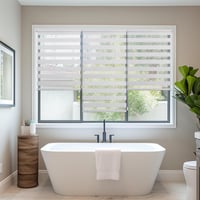 Rulou dublu Sekey Klemmfix fără găurire, 70x130 cm, culoarea inului, rulou duo pentru protecție solară 3