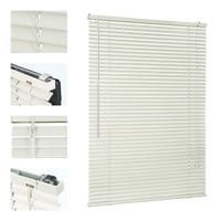 Sekey Klemmfix aluminijske venecijanere za prozor, lamele 25 mm, s bušenjem, materijal za montažu, 40x130 cm, boja žbuke 1