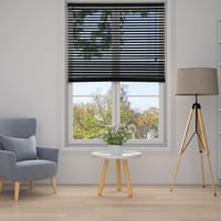 Sekey Klemmfix aluminijske rolete za prozor, 25 mm lamele, montaža bušenjem, s materijalom za montažu, 80x160 cm, crne 7