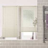 Sekey Klemmfix aluminijske venecijanere za prozor, lamele 25 mm, s bušenjem, materijal za montažu, 40x130 cm, boja žbuke 4