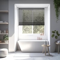 Sekey Klemmfix aluminijske rolete za prozor, 25 mm lamele, montaža bušenjem, s materijalom za montažu, 80x160 cm, crne 6
