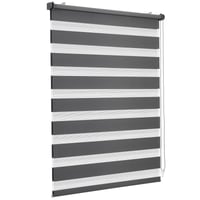Sekey dvojitá roleta Klemmfix na okno bez vŕtania, 60x210 cm, tmavosivá, tieniaca duo roleta 1