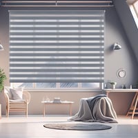 Rulou dublu Sekey Klemmfix fără găurire 40x100 cm gri - Rulou opac cu sistem de fixare prin cleme 5