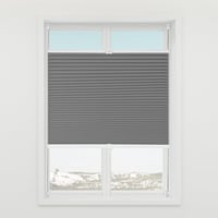 Sekey Klemmfix plisovaná roleta bez vŕtania tmavosivá 75x120 cm, šírka 75 cm, tieniaca roleta 6