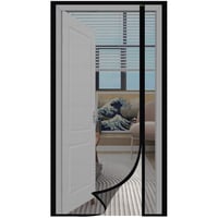Sekey magnetska zavjesa protiv komaraca od stakloplastike, otporna na mačje kandže - crna - 80x200 cm 1
