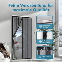 Sekey Mágneses Szúnyogháló Függöny Fa, Vas és Alumínium Ajtóhoz 3