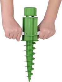 Sekey Napernyőtartó Talajhörgővel | Zöld | 22-32mm Rúdhoz 4