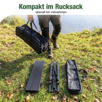 Sekey sklopivi stol za kampiranje s aluminijskim okvirom, sklopivom pločom, 72x69 cm, podesivom visinom, torbom za nošenje, nosivosti 30 kg 7