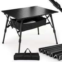 Sekey sklopivi stol za kampiranje s aluminijskim okvirom, sklopivom pločom, 72x69 cm, podesivom visinom, torbom za nošenje, nosivosti 30 kg 1