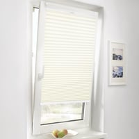 Skladaná roleta Sekey Plissee Klemmfix bez vŕtania 60x120 cm, na dvere a okná, zatemňovacia roleta, béžová 2