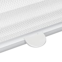 Sekey plisovaná roleta Klemmfix, tienenie na okná bez vŕtania, biela, z netkanej textílie, priesvitná, ochrana pred slnkom, šírka 60 cm, 60x130 cm 4