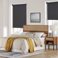 Zatemňovacia roleta Sekey bez vŕtania Klemmfix 100x130 cm, sivá, na okná a dvere, tepelná a slnečná ochrana, zatemnenie, montáž na stenu a strop 9