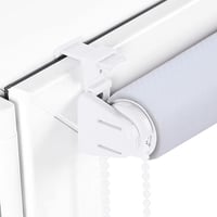 Sekey zatemňovacia roleta bez vŕtania Klemmfix 65x130 cm biela, netkaná textília, roleta s bočným ovládaním, tepelnou izoláciou a ochranou proti slnku, montáž na stenu a strop 3