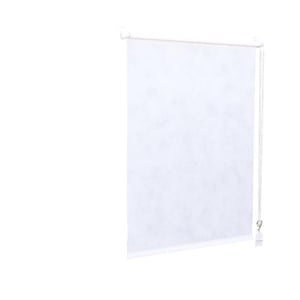 Rulou opac Sekey Klemmfix fără găurire, 65x130 cm, alb, material nețesut, rulou cu acționare laterală, termoizolant, protecție solară, montabil pe perete și tavan