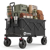 Cărucior Pliabil Sekey XXL Plus 4011, 200 L, 200 kg, cu Roți pentru Teren Accidentat 1