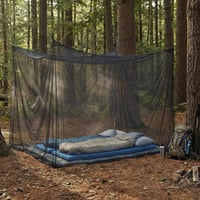 Sekey XXL moskytiéra, ochrana proti hmyzu pre kempingový stan, hustota 220 ôk, 300 x 300 x 250 cm, čierna, na dvojlôžko, na balkón 7