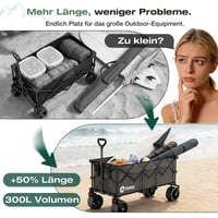 Skladací vozík Sekey XXXL 4013, 300 l, 200 kg, terénne vyhotovenie, zväčšená veľkosť 3