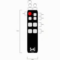 Univerzálny diaľkový ovládač SeKi Easy Silver pre hotely a penzióny – s funkciou učenia, ideálny pre ubytovacie zariadenia 2