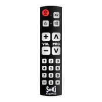 Univerzálny diaľkový ovládač SeKi Easy Plus s funkciou učenia, čierny 2
