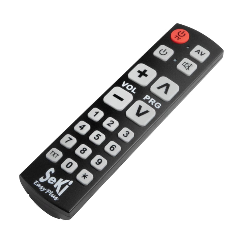 Univerzálny diaľkový ovládač SeKi Easy Plus s funkciou učenia, čierny