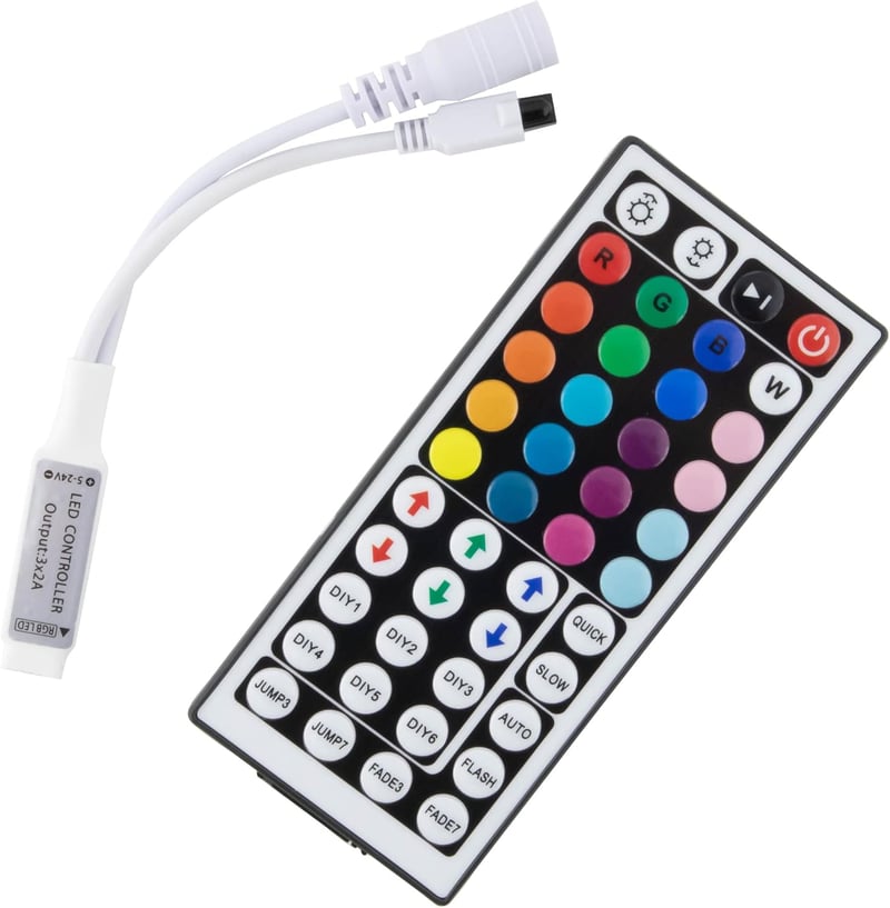 SeKi RGB LED szalag távirányító 44 gombos mini design IR vezérlő - 44 Keys Mini