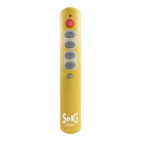 SeKi Slim žltý programovateľný univerzálny diaľkový ovládač s veľkými tlačidlami – pre seniorov a deti, 1 ks 2