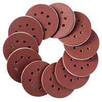 Selead 120 darabos csiszolópapír szett 125mm 8 lyukas P40-600 szemcseméret 1