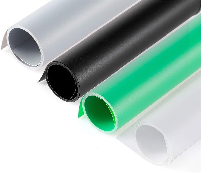 Selens 120x200 cm PVC Fotóháttér Vízálló Stúdió Háttér 4 Szín