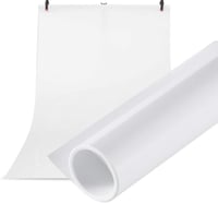 Selens PVC Fotóháttér 100x200 cm Fehér Vízálló Matt Háttér Stúdió Portré Termékhöz 1