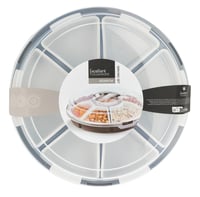 Tavă din plastic cu compartimente Self Import Agencies, 33x33x9 cm, 480 ml, 1 buc. 2