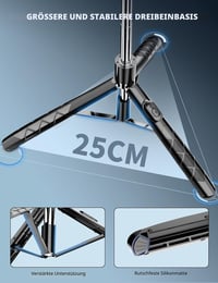 SelfieShow Selfie Stick și Trepied pentru Smartphone de 163,5 cm cu Telecomandă Bluetooth, Compatibil cu iPhone și Android 3